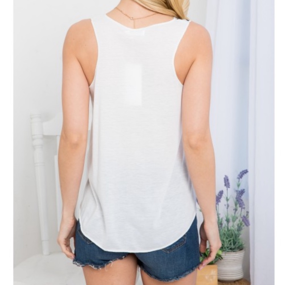 Mushroom Print Tank - Picture 5 of 5